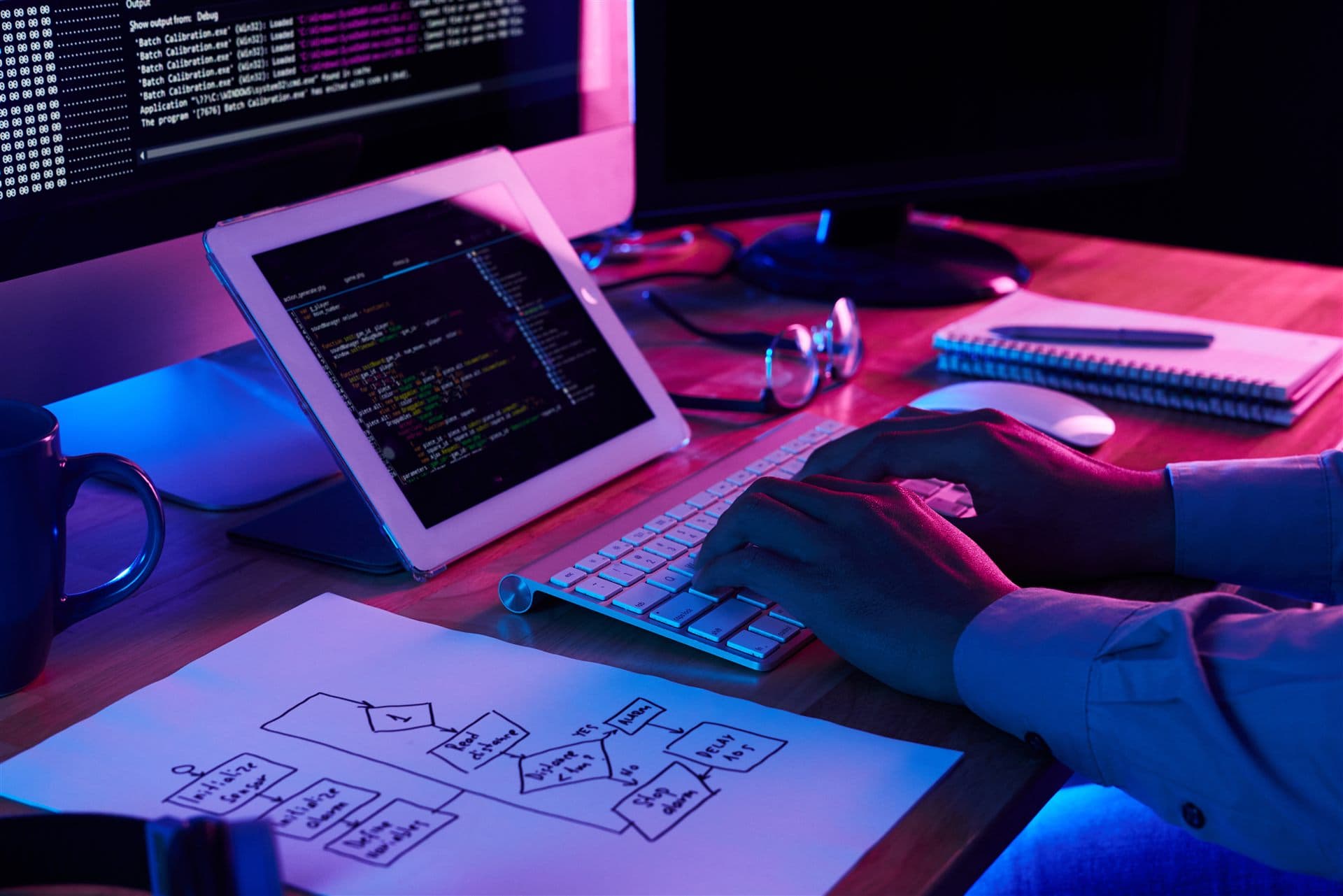 VOX engineer at work on a high-performance platform
